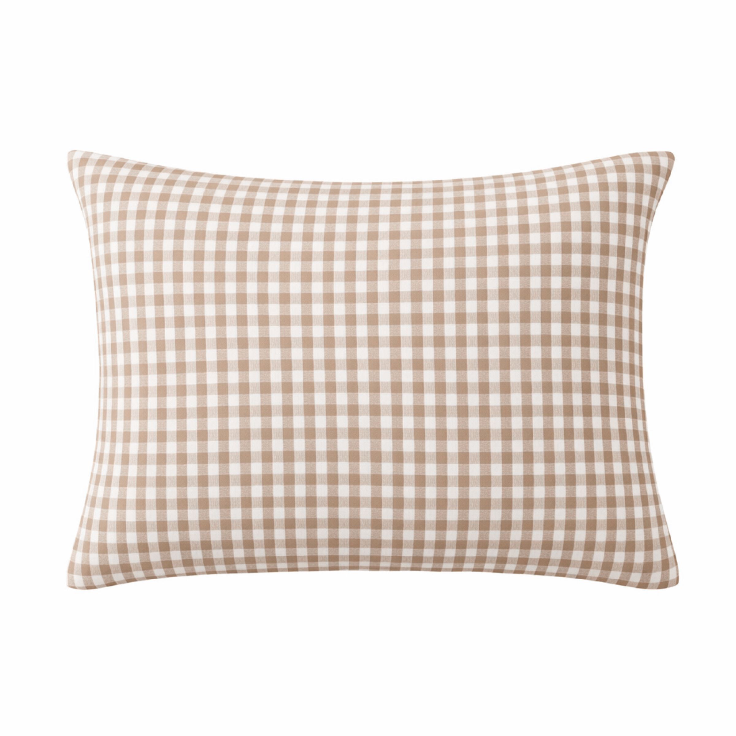 Federa rettangolare in garza di cotone (50 x 70 cm) Gaïa Vichy Corda